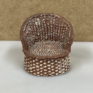 Dollhouse Resin Rattan Wicker Chair Furniture